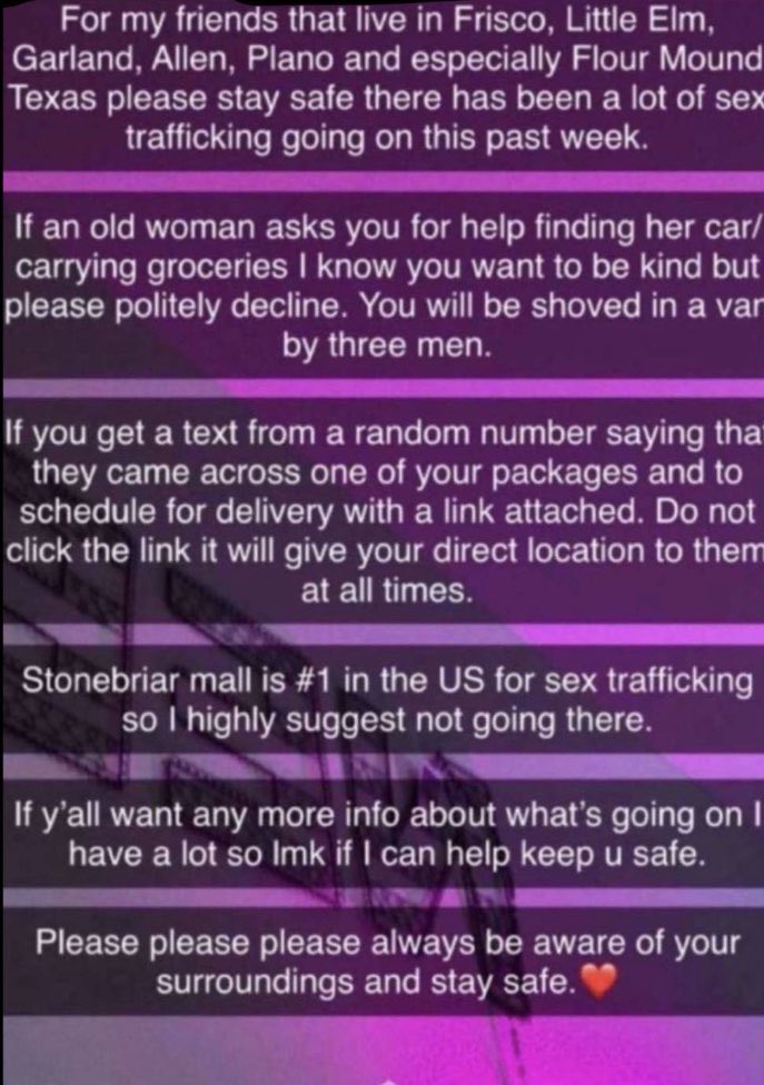itsjocelyne98's tweet photo. i saw this on snap and thought i would share on here too, be safe y’all. https://t.co/swIkIuukgC