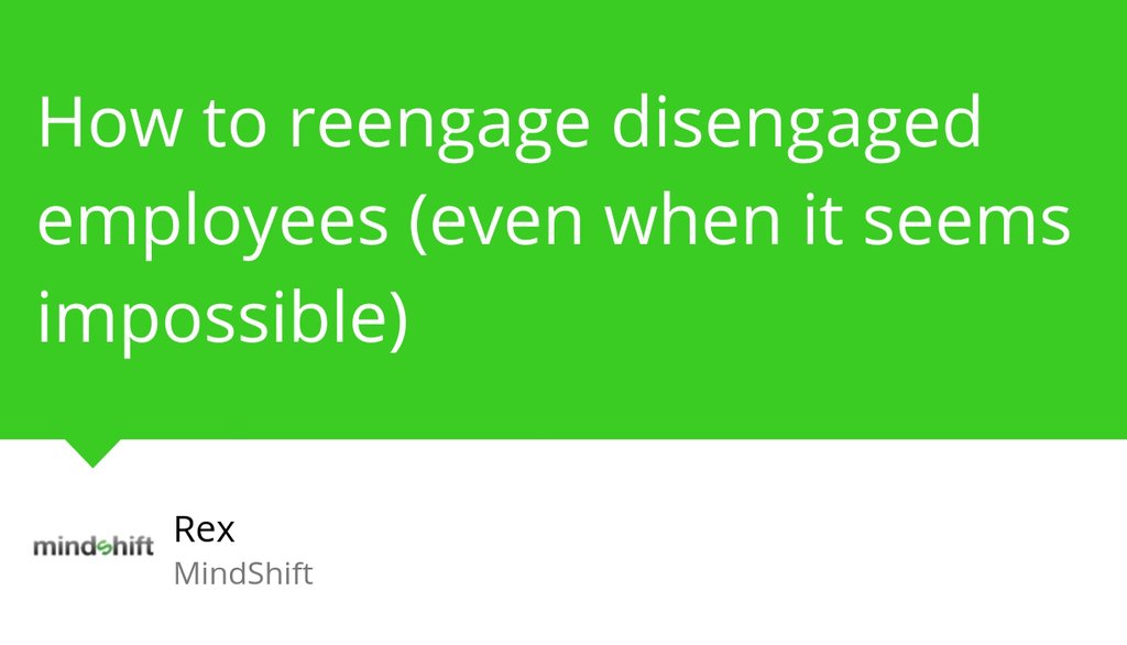"Not only did he reengage, but when I met Bob again 90 days later, he was lit from the inside." lttr.ai/Vci1 #Leadership #Employeeengagement #Stress