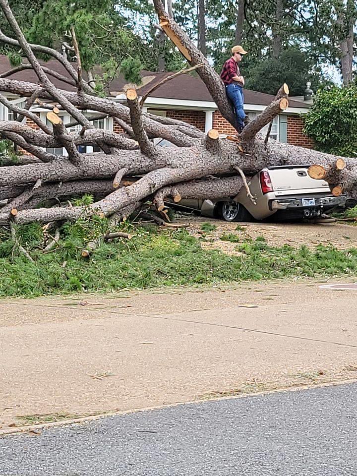 DaisyJHall's tweet photo. Thank God everyone in the Alexandria area is ok. No fatalities. Just a lot of damage. This is probably one of the worse storms that I can remember. Please pray for our city🙏🏽 https://t.co/T5njr6CImk