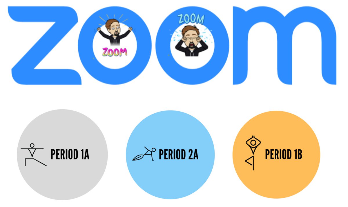 I'm going down rabbit holes creating my Canvas class pages :) Here is the page for Zoom links.