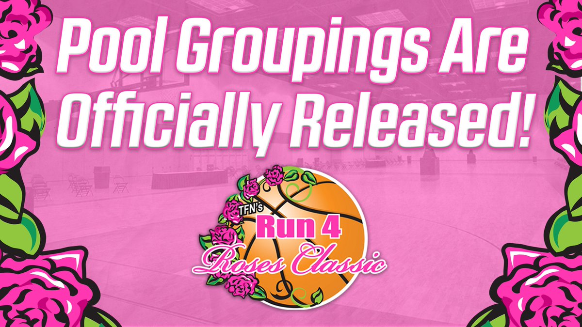 TFNsRun4Roses's tweet photo. The 2020 TFN’s Run 4 Roses Pool Play Groupings Are Officially Released! Click The Link Below To Find Your Team’s Division And The Opponents in Your Grouping!  #Roses20

💻: https://t.co/oxO8R4vwE1 https://t.co/EztkGZkXRe