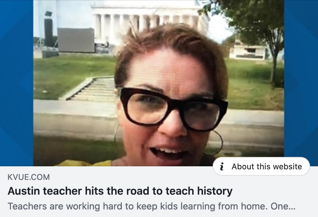 Thanks, <a href="/KVUE/">KVUE News</a> for highlighting one of our <a href="/WHSChaps/">Westlake High School</a>  history teachers who is getting creative with her remote teaching and learning! Our teachers are all doing some amazing things to keep students engaged and we should celebrate them! #EISDShines
is.gd/LCc8Kh