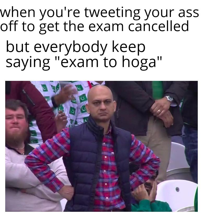 anarchist_singh's tweet photo. Nahi ye kya majak chal rha hai? #cancelexamscusat https://t.co/JQwCA5BnKR