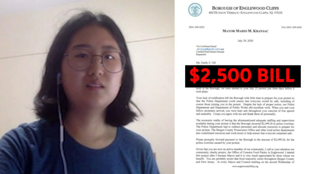 abc13houston's tweet image. NJ teen who organized Black Lives Matter protest gets hit with $2,500 police overtime bill abc13.co/2Qy11jH