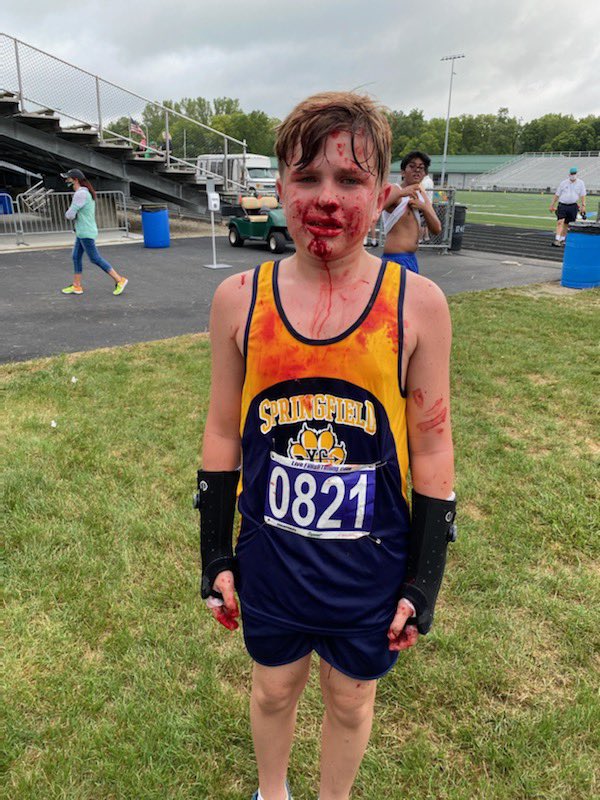 Cross Country can be brutal!
#toughdude