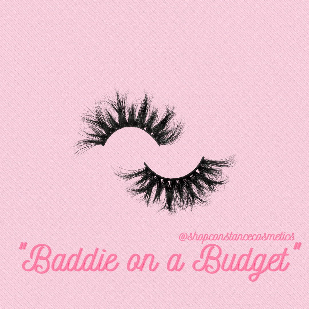 Are you a Baddie on a Budget? There’s nothing wrong with spending money, it’s what you spend it on! Make sure these lashes fit in your budget💁🏽‍♀️ you can shop our online store @ SHOPCONSTANCECOSMETICS.STORE 🛍🛒✨