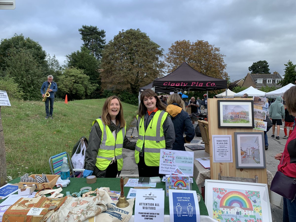 triciawbland's tweet photo. Great to see everyone @ThamesDittonFM today. Great food, entertainment especially Saxaphone Charlie - our volunteer organising team look forward to seeing you all again on September 26 @TDResidents @TDHighStreet @ElmbridgeBC https://t.co/NpoirFlCA5