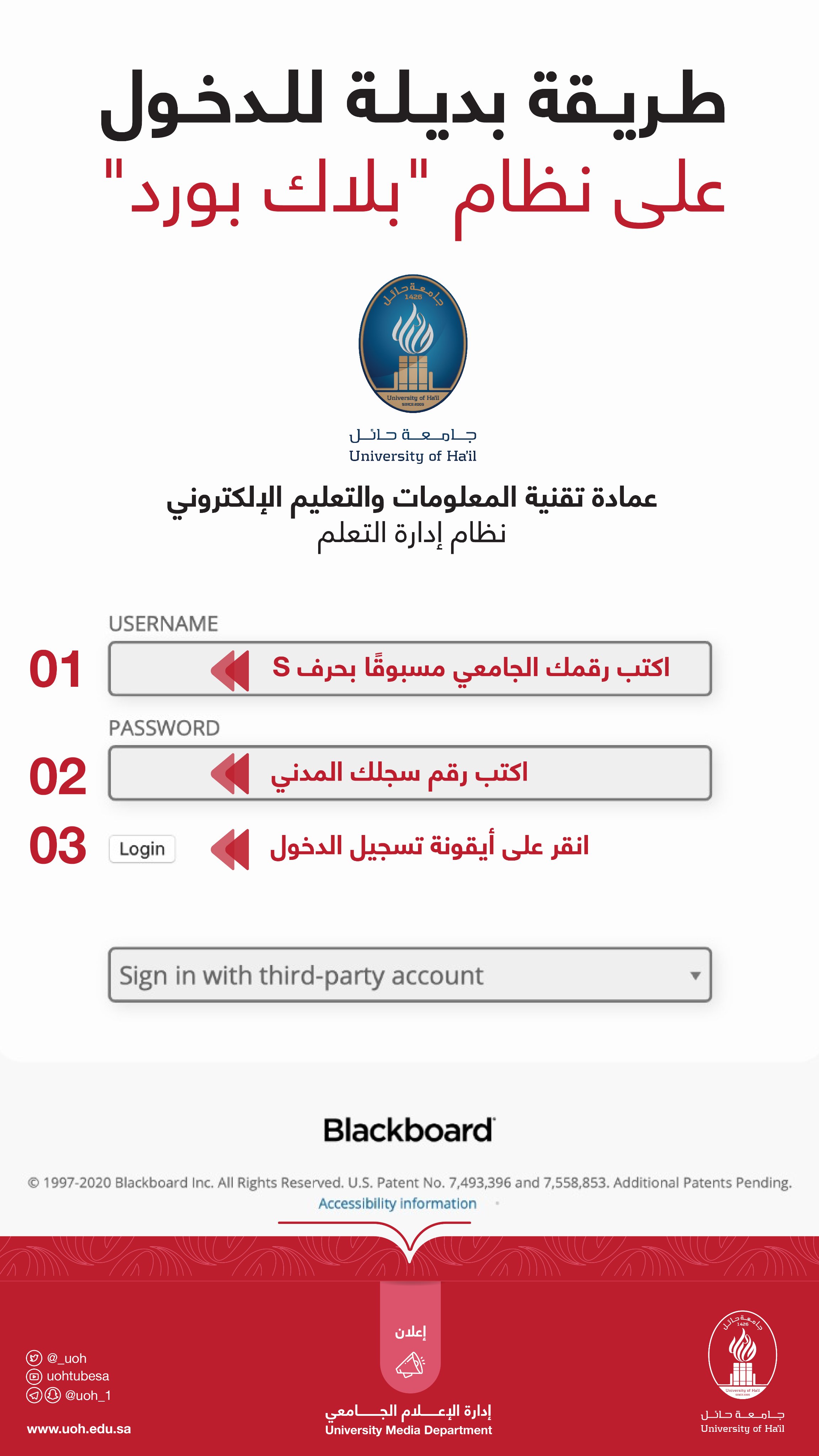 Blackboard uoh on sale