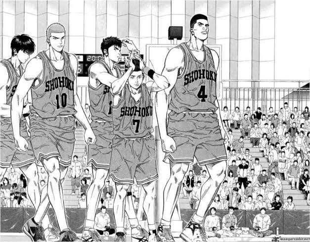 Slam Dunk If you're a fan of the deliquent trope and you're a fan of intense hypefests, this is the series for you. The cast of characters are badass af and the art in the manga is amazing. The final match is an unmatched experienceSport : BasketballManga : 276