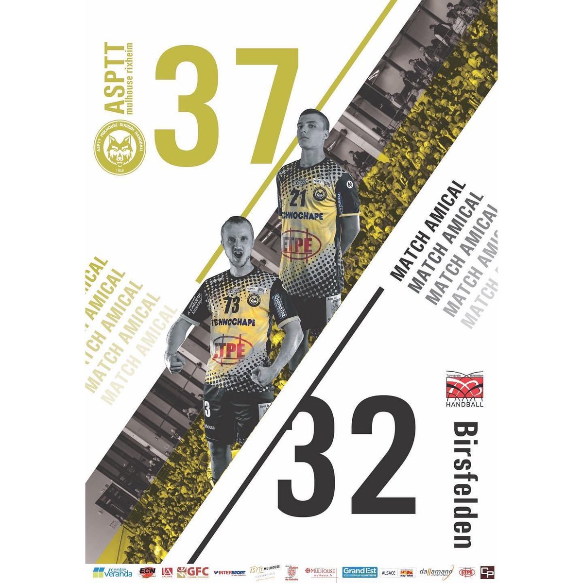 WETTLEPascal's tweet image. Belle victoire de l Asptt Mulhouse rixheim handball