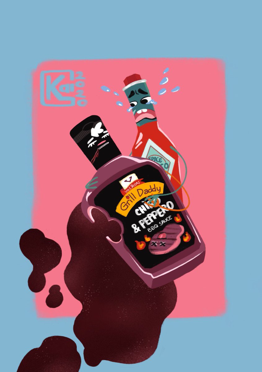 kaiivar's tweet photo. #CursedSheithWeek #sheith
Day 4️⃣ Inanimate object 🥫

That day, he lost a lot of sauce 😭😭😭 it’s so dramatic 😞 (but he survived, let me assured you all 👍 ✨✨✨ Tabaskeef saved him of course!) https://t.co/1h6LtllZmZ
