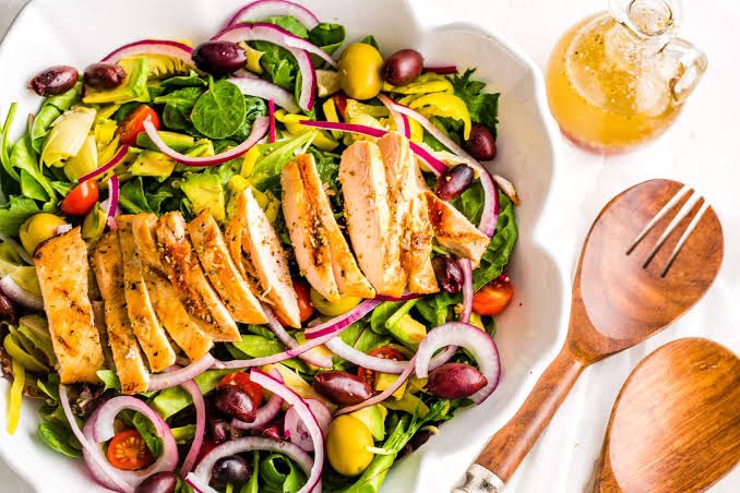 ☆ chicken salad with mustard vinaigrette ☆