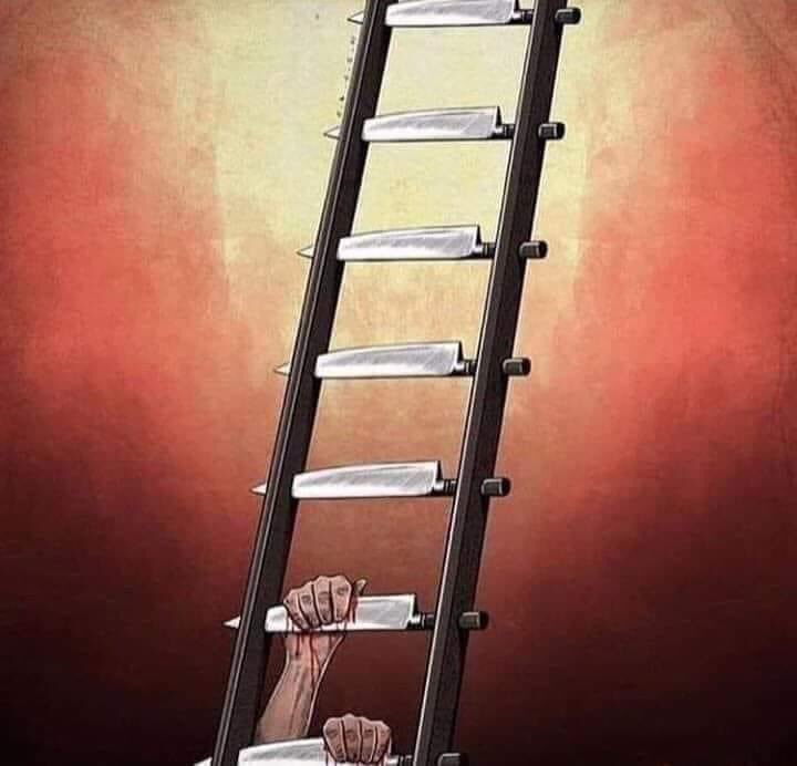 Kita semua sedang memanjat tangga ini sekarang