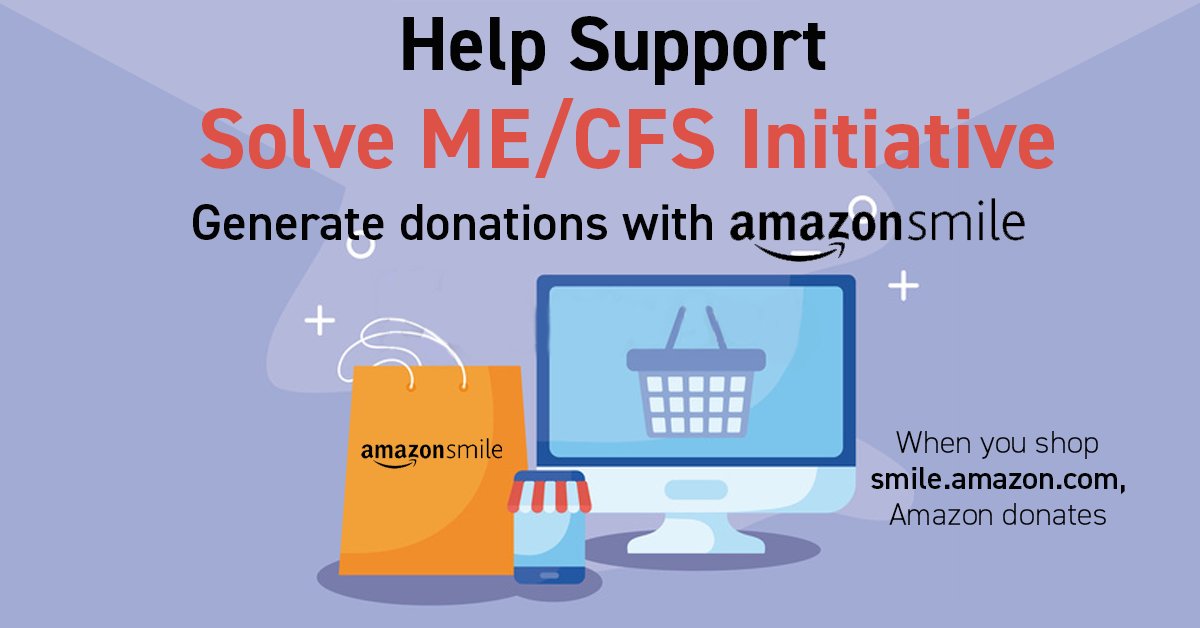 PlzSolveCFS's tweet image. If you rely on online shopping right now, why not sign up for AmazonSmile at smile.amazon.com and make 
Solve ME/CFS Initiative your chosen charity? #SolveME #SolveMECFS #amazonsmile #Amazon

 solvecfs.org/there-are-mult…