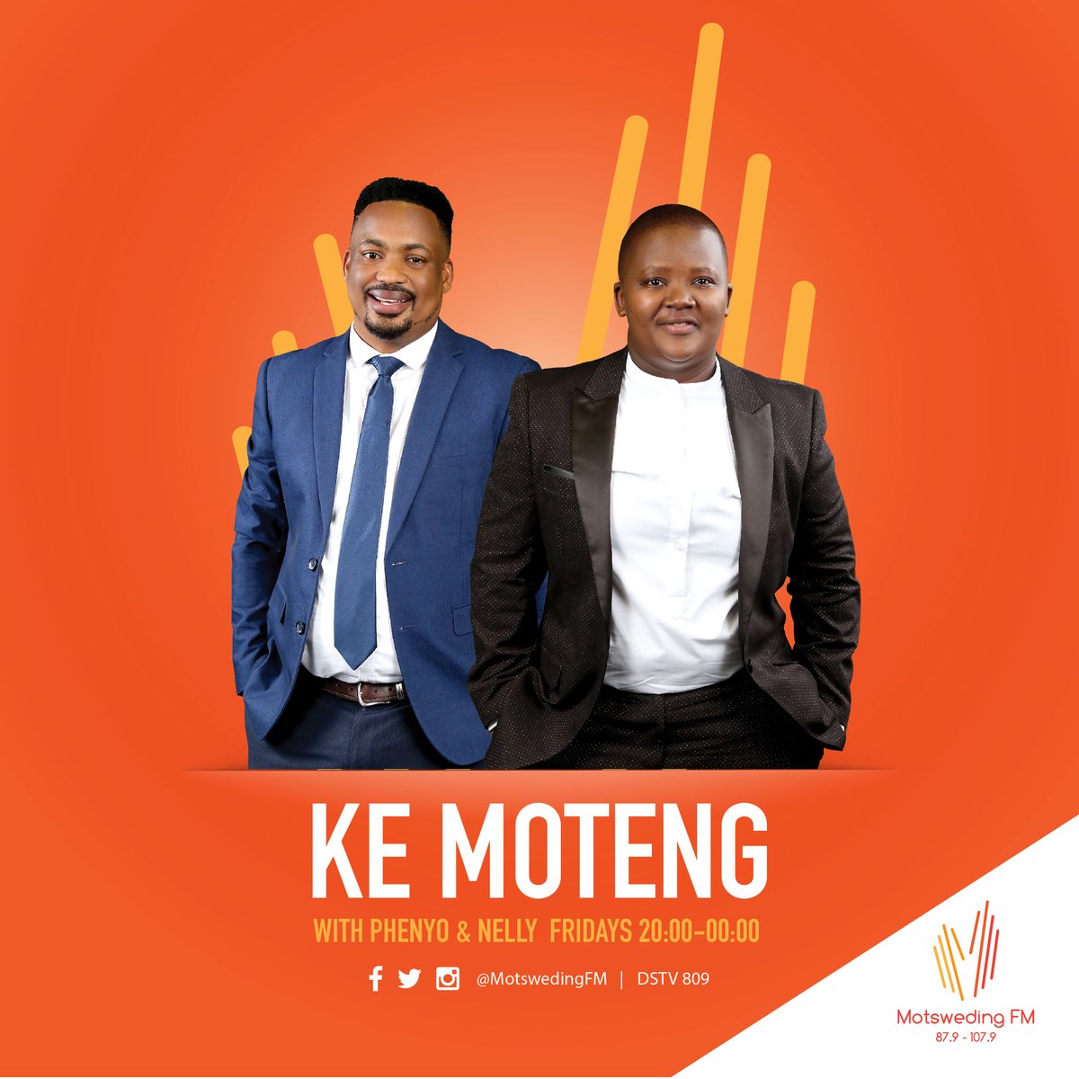 motswedingfm's tweet image. 21:00-00:00 | #KeMoteng le Phenyo Phushudi &amp;amp; Nelly Moruri

📡 Audio Bouquet: 809
📻 bit.ly/KonkaOnline