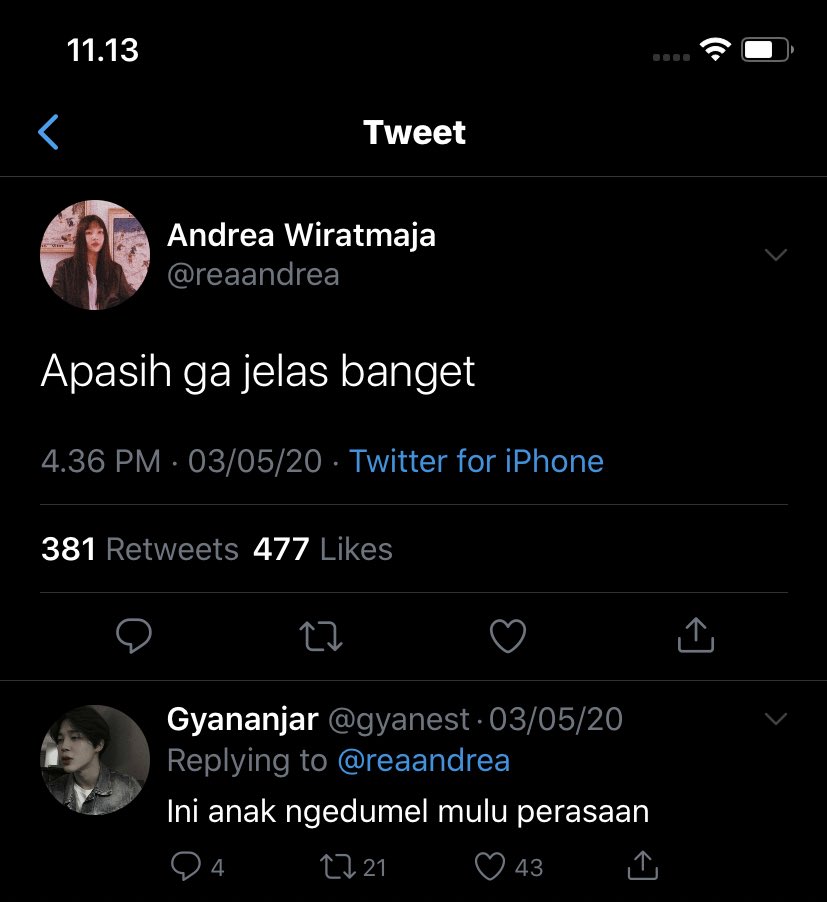 Ada yang bales-balesan twit guys