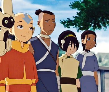 avatar: the last airbender (netflix)the world is divided into 4 nations. the fire nation wants to conquer the world, and only the avatar can stop them. katara and sokka must safeguard aang on his journey to master all four elements and save the world.+ no white people