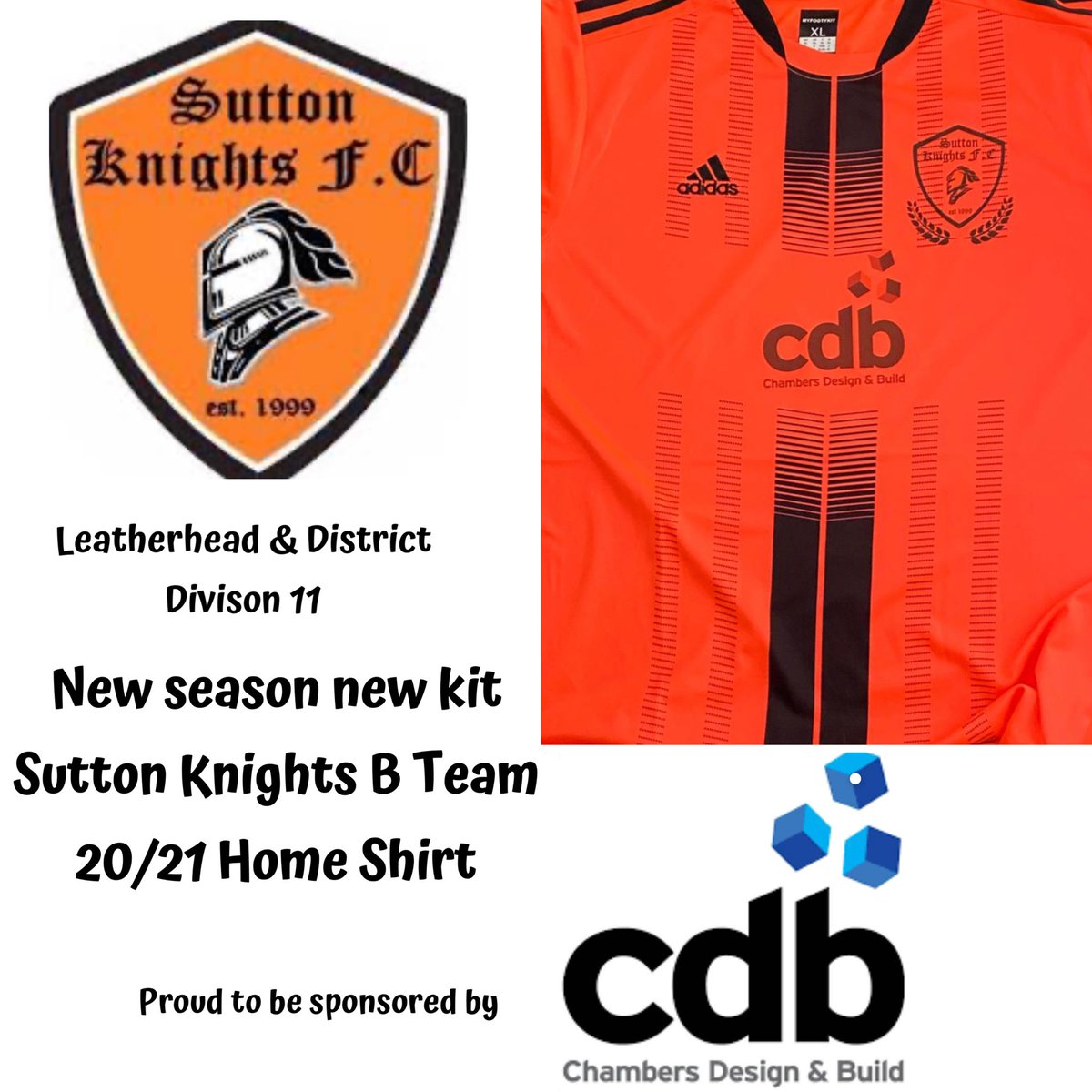 New Sutton Knights Home Shirt For The B Team 😍⚽️