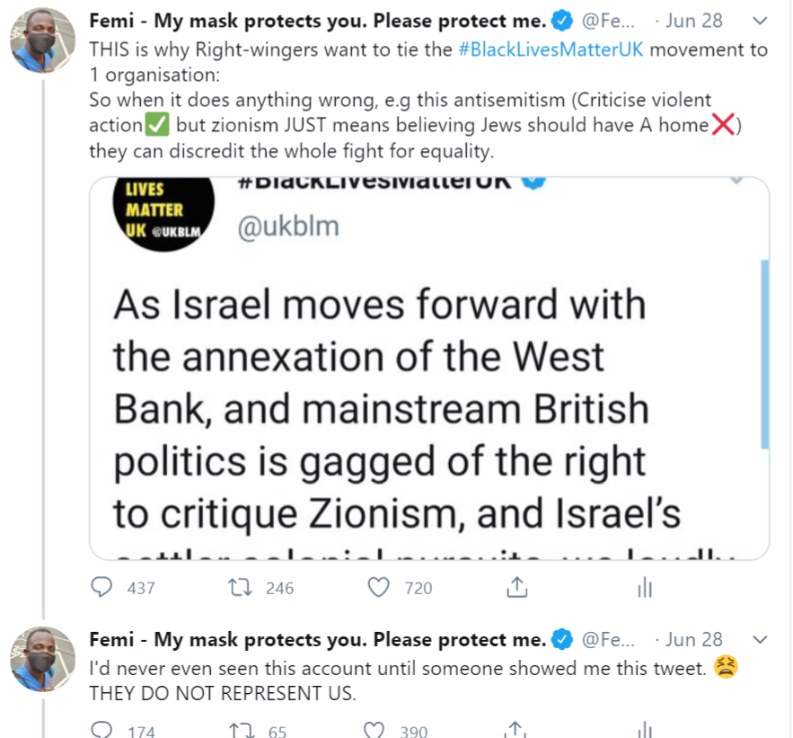 Femi Those Trying To Confuse The Blacklivesmatter Movement With The Blm Organisation Despite Many Who Champion The Movement Condemning The Organisation Just Want To Weaken The Fight For Equality Organisations