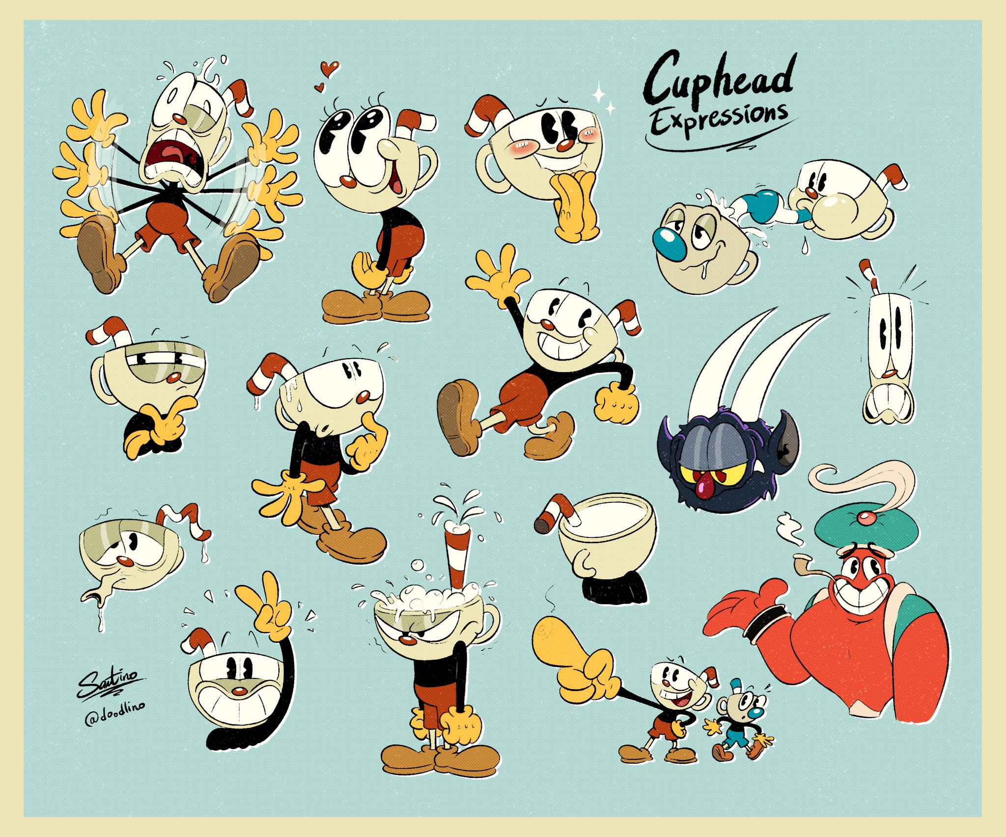 ArtStation - The Cuphead Show! fanart