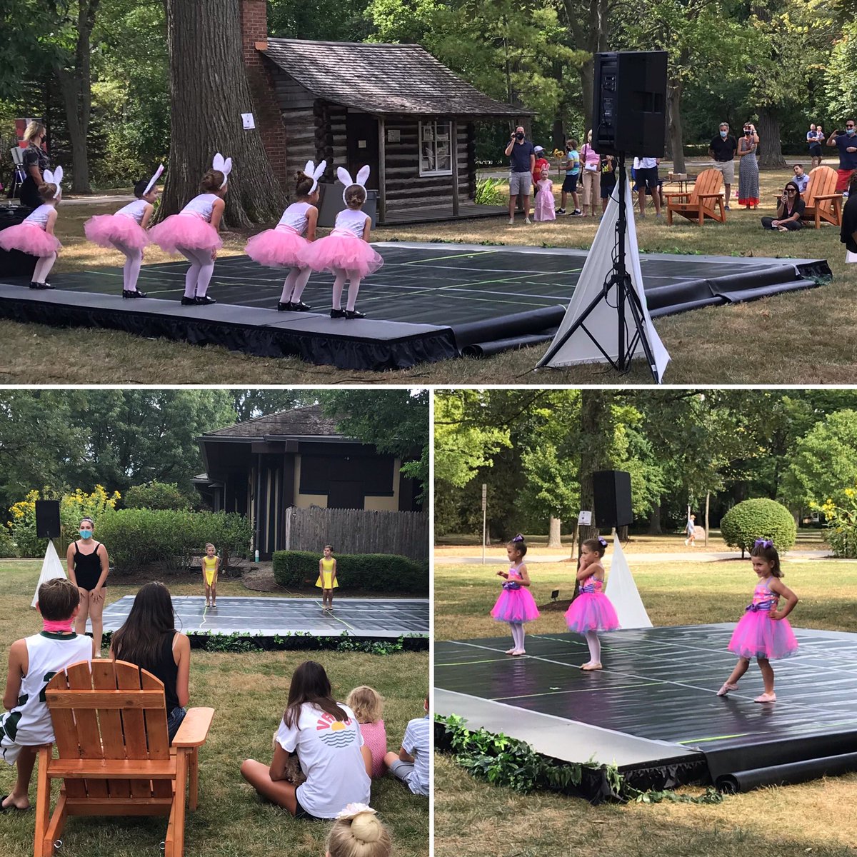 kenilworthparks's tweet image. Our West Lawn is bustling this gorgeous afternoon with ballerinas, bunnies and adorable dancers! We’re proud to host Studio North Academy of the Performing Arts’ students and families for their recitals 👯‍♀️🧚🦋 #kenilworthassemblyhall #studionorthacademy #dancingoutside
