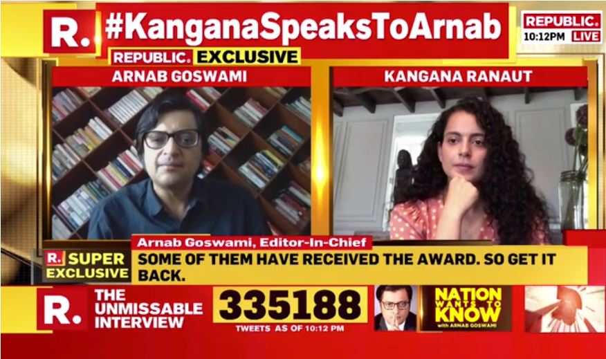 #KanganaSpeaksToArnab | All these drug users should submit a blood test before they endorse brands, just as we submit a COVID test before shooting. In Sushant case, Rhea is just a puppet: Kangana Ranaut, Actress

<a href="/KanganaTeam/">Kangana Ranaut</a>

Watch here: republicworld.com/livetv.html