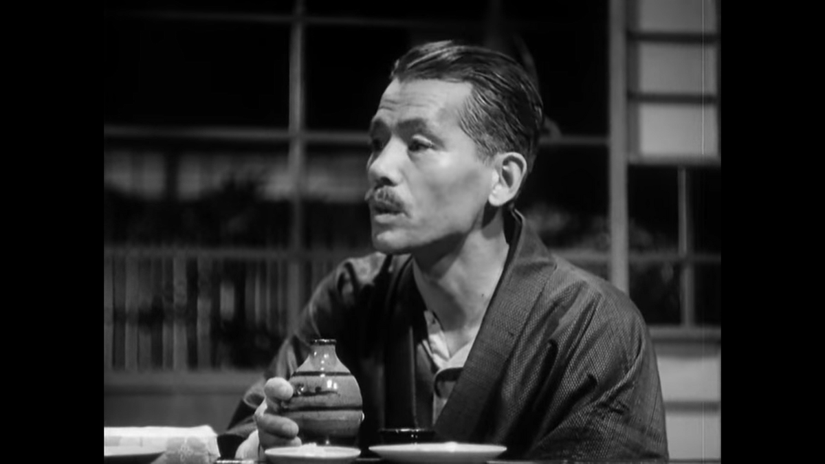 As these men point this way and that and try to orient themselves in the house, it’s impossible not to wonder if Ozu is winking at an audience he frequently disorients with his own spatial play.