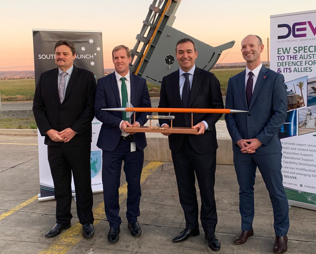 SpaceWatchGL's tweet photo. #DEWCSystems, @SouthernLaunch, #T-MinusEngineering and the #KoonibbaCommunity will be entering the history books when #Australia’s first space capable #rocket will be launched to the edge of #space. https://t.co/yzuvXIIaUI https://t.co/BsbO6GcH2p