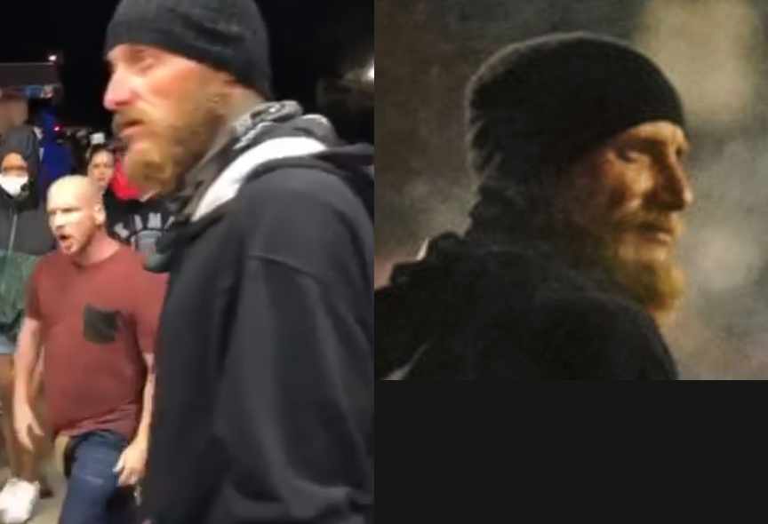 AntifaWatch's tweet image. Looks like the good people over on 4chan have identified the potential first shooter in Kenosha and passed that info on to #KyleRittenhouse's legal team. 

Even matching pornographic videos he posted where his tattoos are visible.
 
#Kenosha