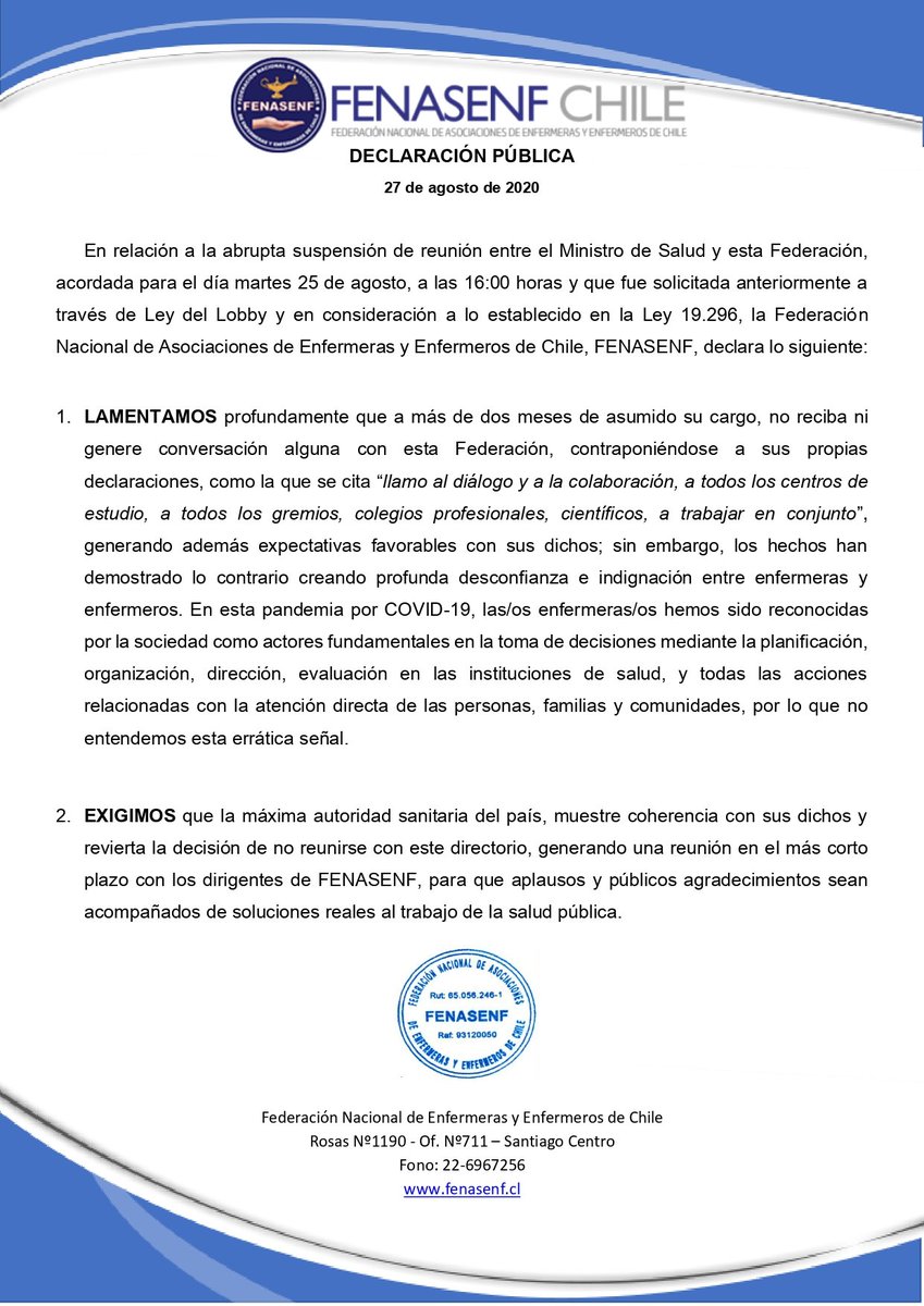 AsenfValpar's tweet photo. Hemos esperado pacientemente, pero ya es tiempo de ser escuchad@s. Estamos a cargo de más del 70% de las acciones en los #hospitales. Sin embargo, el Ministro de Salud no otorga la posibilidad de conversar.
#ministroParisNoDialoga @arturozunigaj @DrEnriqueParis @ministeriosalud https://t.co/Pm1RAOsGAC