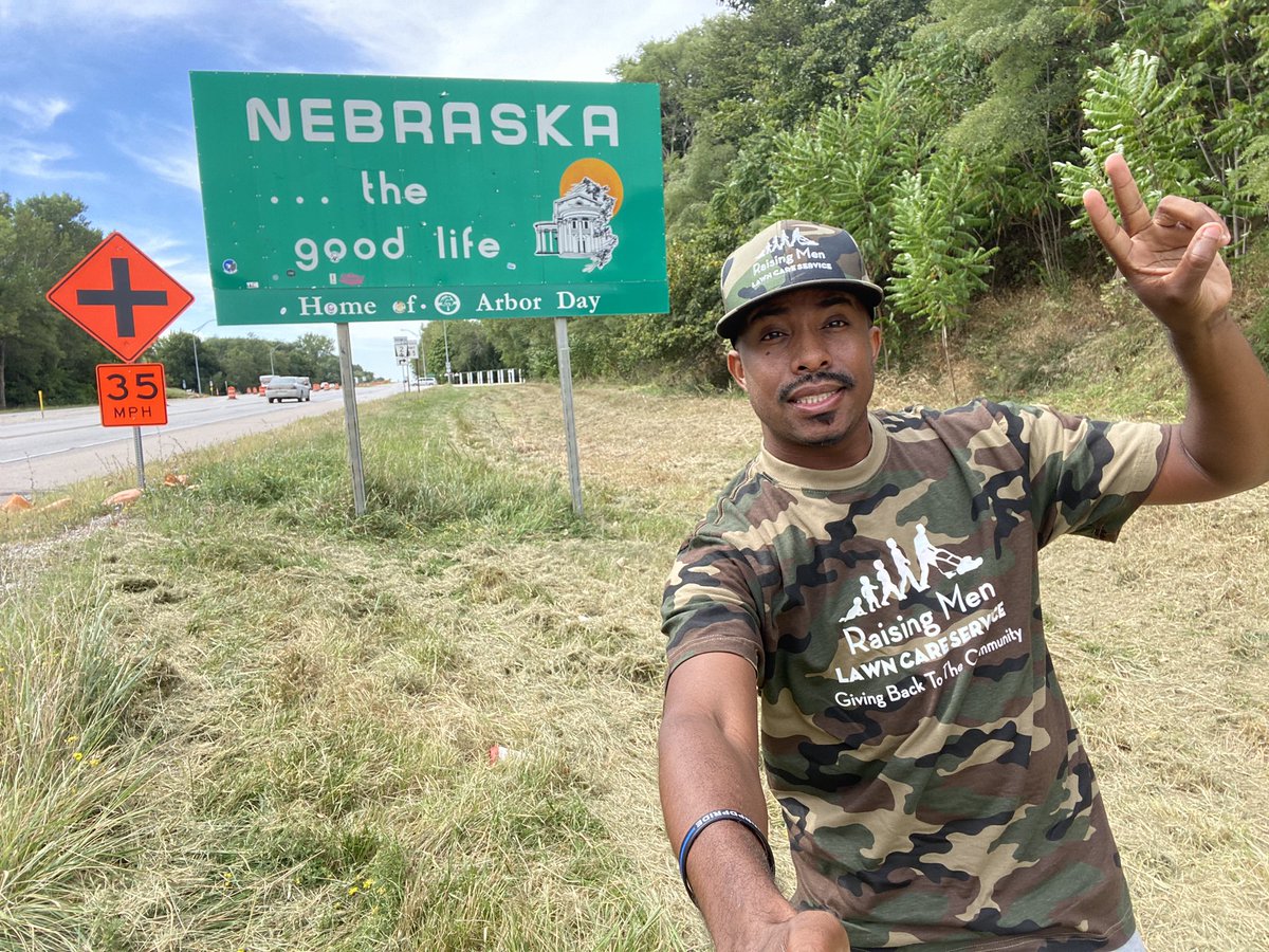 Hello to the great state of NE.Just passing thru .I’m headed to Black Foot,ID &amp; Coeur d Alene,ID to deliver brand new mowers, weedeaters &amp; blowers to kids who completed our 50 yd challenge by mowing 50 lawns free for the elderly, disabled, single parents &amp;veterans in their cities