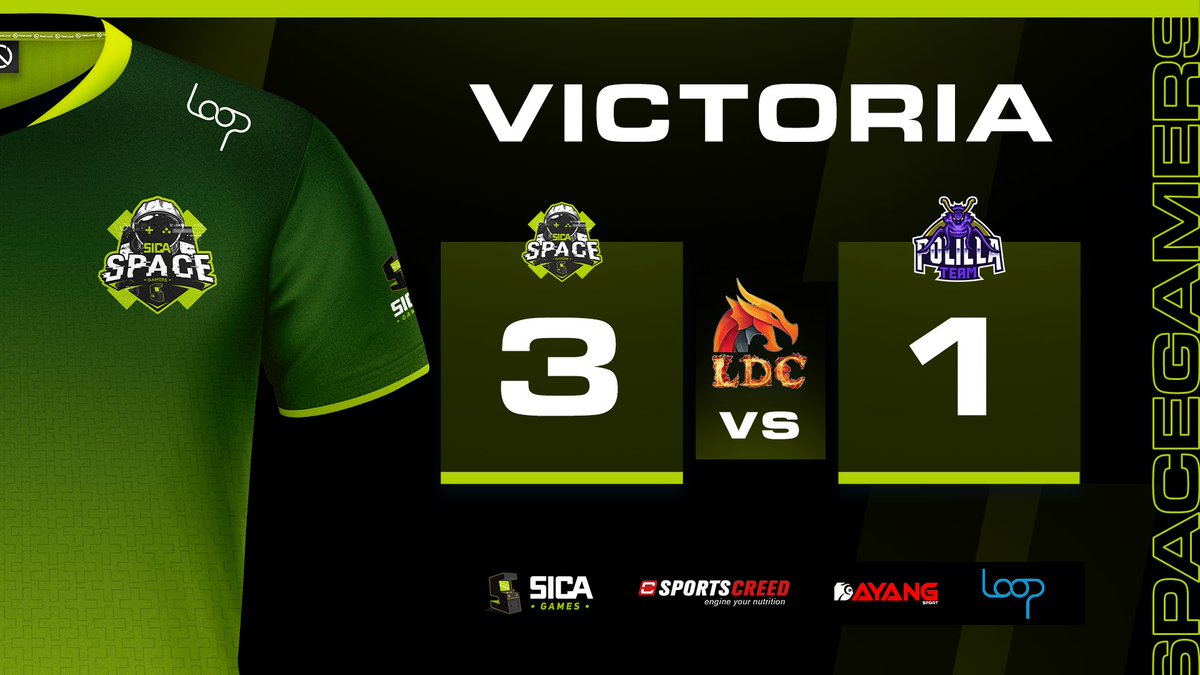 🏆<a href="/LigaDeClanesMW/">LigaDeClanesCoD || Oficial</a> 

#RESULTADO
🗣 ¡ Victoria de nuestros chicos/as en el #Torneo !

🎮#COD
¡Ganamos 3 - 1 frente 
@TeamPolilla

#GoSpace🦾🟢

🔸 Patrocinado por @DayangSport
 
#sicagames #esports #twitch #ps4 #gaming #cod