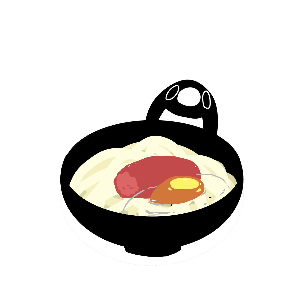 no humans food food focus white background simple background egg (food) fried egg  illustration images