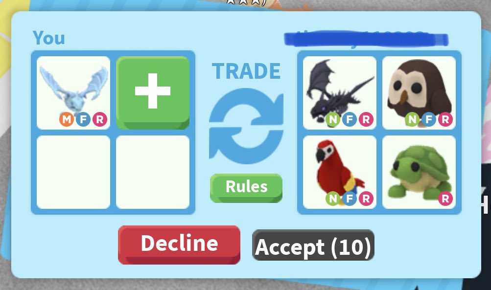 Trading all! (Ignore the discord notif) : r/AdoptMeTrading