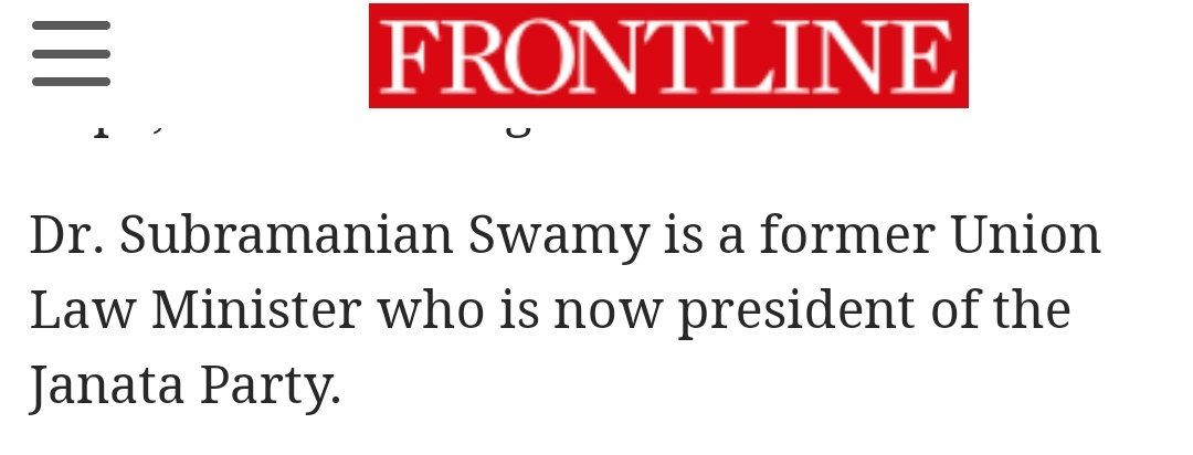 In 2000, Swamy was happy that the bhagwa dhwaj doesn't flutter from the Red Fort. That his tea party had almost put RSS goal - of Hindu rashtra as per Swamy (bhagwa dhwaj on Red Fort is symbolism for that) out of its reach.