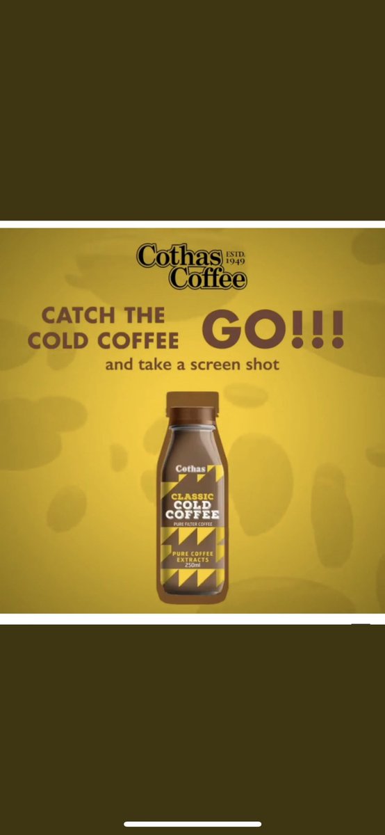 Man1shRox's tweet photo. @CoffeeCothas Here's My Perfect screenshot

#Cothas #CothasCoffee #RealTasteOfCoffee #SouthIndianCoffee #TraditionalFilterCoffee #ClassicColdCoffee #ColdcoffeeLovers #ColdCoffeeLove #ColdCoffeeAddict #OnceCothasAlwaysCothas
Tag
@Lokesh_jhaa @Lvly123Singh @Jinesh708 
https://t.co/gEuPSKfXYV