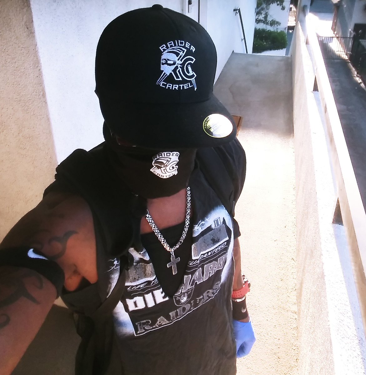 40_50plus's tweet photo. Raider up! Mask up, Hat low shades on get down! 4 Life! #nation #RaiderNation. #Raider4life #RaiderCartelNotorious #Raiders. #raidersThrive https://t.co/FOexyhic6w