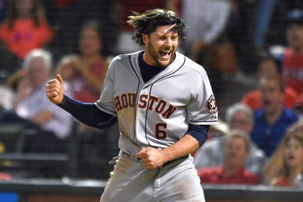 RobHTX78's tweet photo. @GiraffeNeckMarc When former Astros hit after leaving... that's raw skill. But, when they while still wearing the star, they're a cheater?
Ya know what? Nevermind. Just refer to him crushing it as him "wearing his hitting khakis" and we're good #JakeFromRakeFarm
... or on walks #JakeFromTakeFarm https://t.co/OyuxsQJFAY