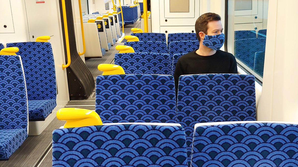 Masks mandatory on public transport from tomorrow. 

In preparation I ordered the seat fabric to match <a href="/AklTransport/">Auckland Transport</a>.

I assume this is what everyone has done?