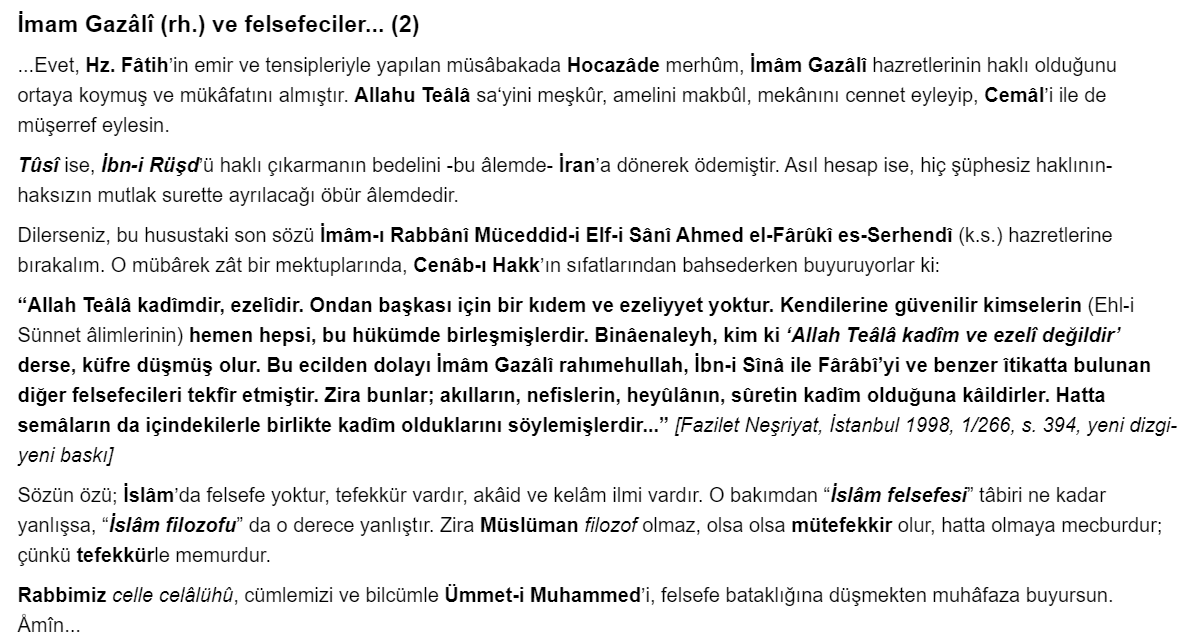 kemalarifsoylu's tweet photo. #İmam #Gazâlî (rh.) ve #Felsefeciler https://t.co/w4Yla9nYA7