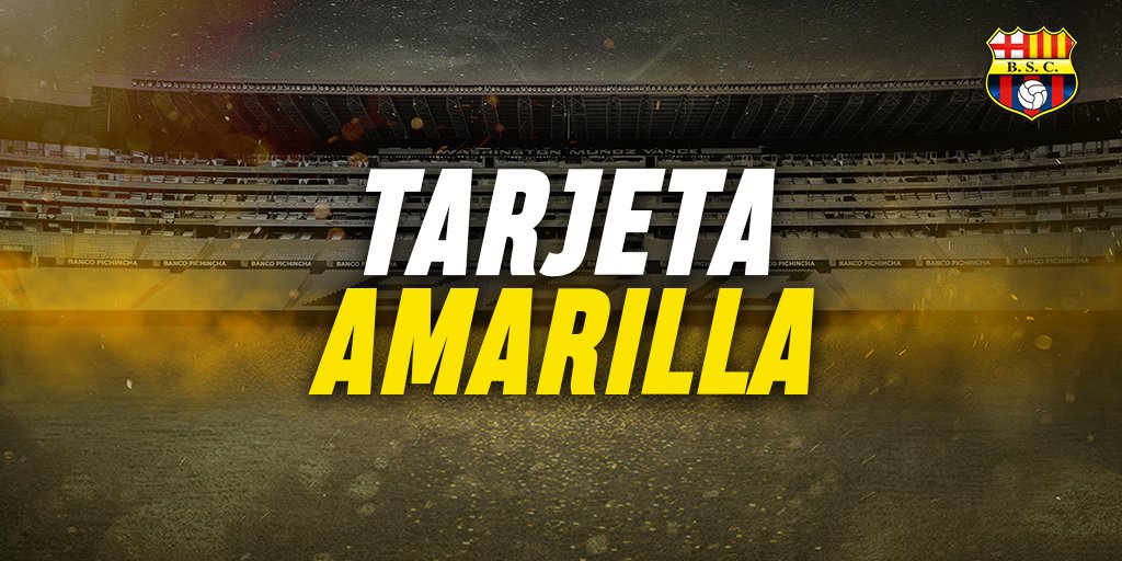 BarcelonaSC's tweet photo. ⌚️ 34´ #BSCvsCDO 0-0
🟨 Bruno Piñatares
#LigaProBancoPichincha | #VamosÍdolo https://t.co/1sy38oBavU