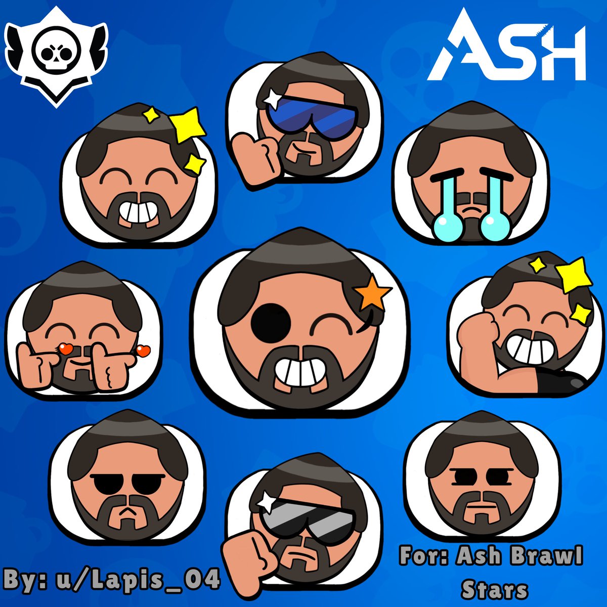 Code Ashbs On Twitter Ash Brawl Stars Pins Big Thanks To U Lapis 04 Brawlstars - genio brawl stars ash