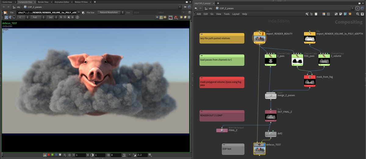 lean_vfx's tweet photo. Made a cheap Houdini setup walkaround on getting a depth pass from puffy volume clouds with Redshift for compositing https://t.co/hRWaZj1D9v #redshift #houdini #sidefx #volume #clouds #render #depth #composite https://t.co/0CkzCSYiJp