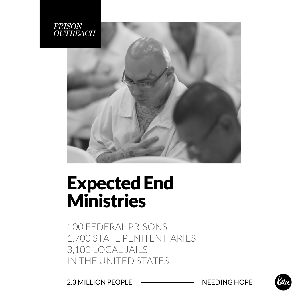 KatieSouza111's tweet photo. There are millions of people that need hope. And not just any hope, the hope of Christ! Expected End Ministries is reaching thousands because of your support in prayer and giving. Thank you for helping us bring hope to the lost! #prisonoutreach #expectedend #hopeinChrist https://t.co/phOA51ynQ9