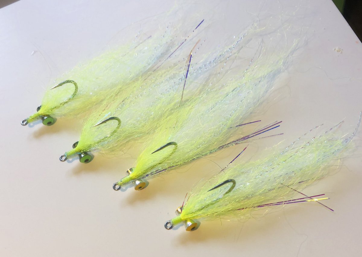 KingfisherGuide's tweet photo. Clouser flies, first attempt at sea flies hopefully they will work ? #seaflyfishing #tieyourown #seafly #flytyingnation #flytying #flytyingjunkie #flyfishing #angling #addictedtofishing #saltwaterfly #flyfish #flyfishingadventures #clouserflies @FunkyFlyTying @ScotlandAngling https://t.co/EAUPl7V46d