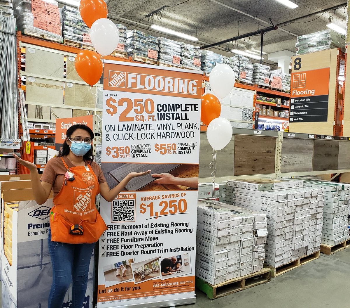 GSpecialtyDH's tweet photo. Looking to revamp your house for the holidays? Our flooring specialists are here to help! Why not stop by and get a quote to beautify your home? #laminateflooring #newflooring #wowyourguests #install #letusdoitforyou @OrmondLsormond @DallasDearthTHD https://t.co/KS90BL76Sa