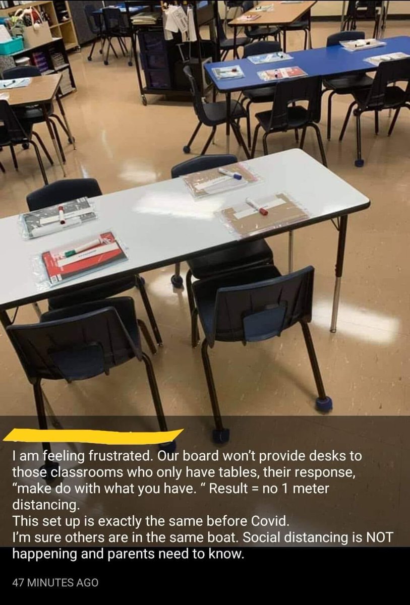 An #ETFO member shared this pic of their classroom set up for September. 👇🏼👇🏽👇🏻👇🏼👇🏽👇🏻