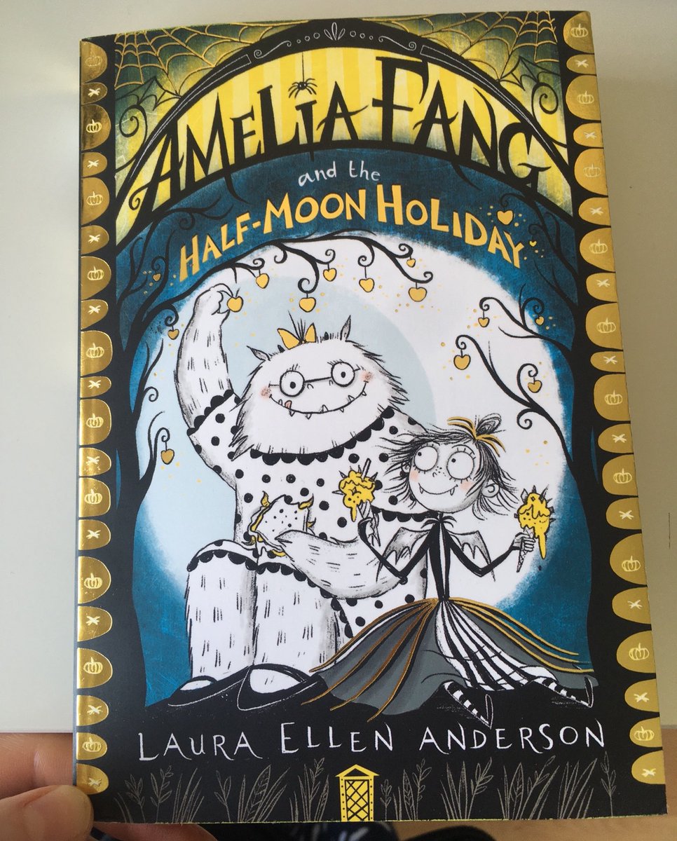 No.42  #LibraryTop50 Laura Ellen Anderson  @Lillustrator stormed bookshelves with Amelia Fang of Nocturnia, ‘where darkness reigns supreme, glitter is terrifying, and unicorns are the stuff of nightmares!’ (Very sweet while spooky.) Comics! Picture books! https://www.etsy.com/uk/shop/Lillustrator