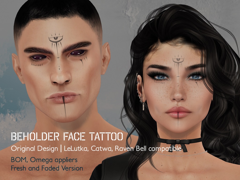 diabolicalsims  simisdica SIMISDICA  TINY FACE TATTOOS 1 