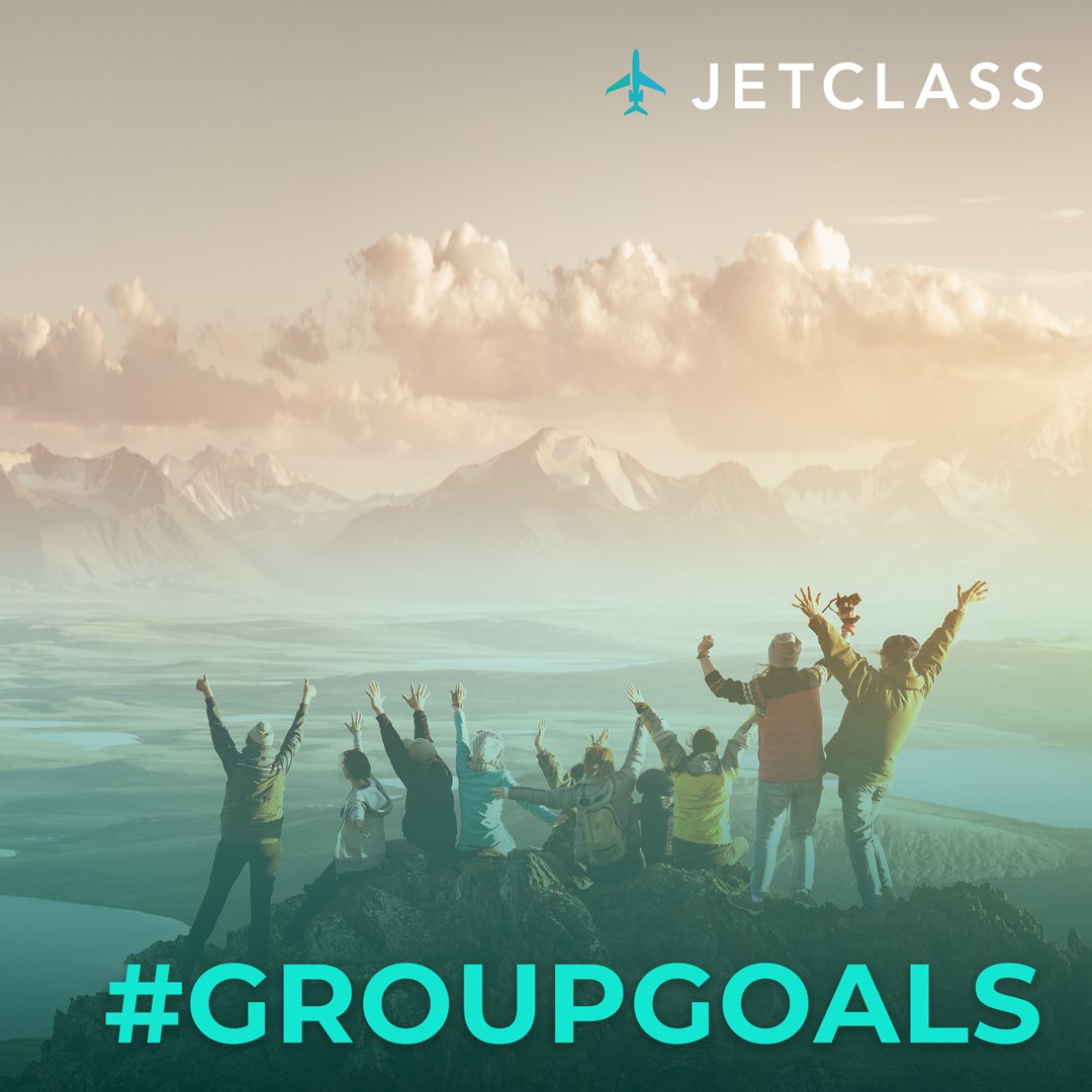 JetClasscom's tweet image. At JetClass we take away today's pains of group travel leaving you free to reach new heights. From state of the art sanitized aircraft, to safe crew, contact us and bring your goals one step closer. charters@jetclass.com #grouptravel #privatejet